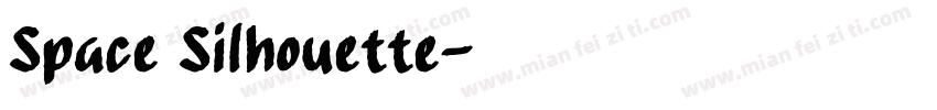 Space Silhouette字体转换